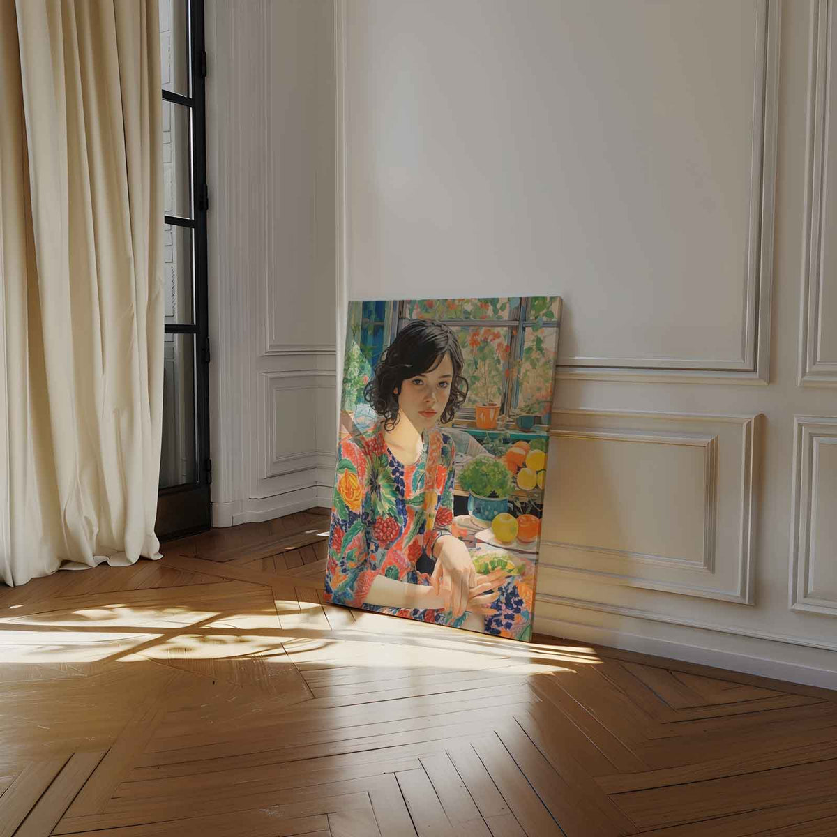 Kleurrijke Zomer Droom – dibond kunstwerk als wanddecoratie