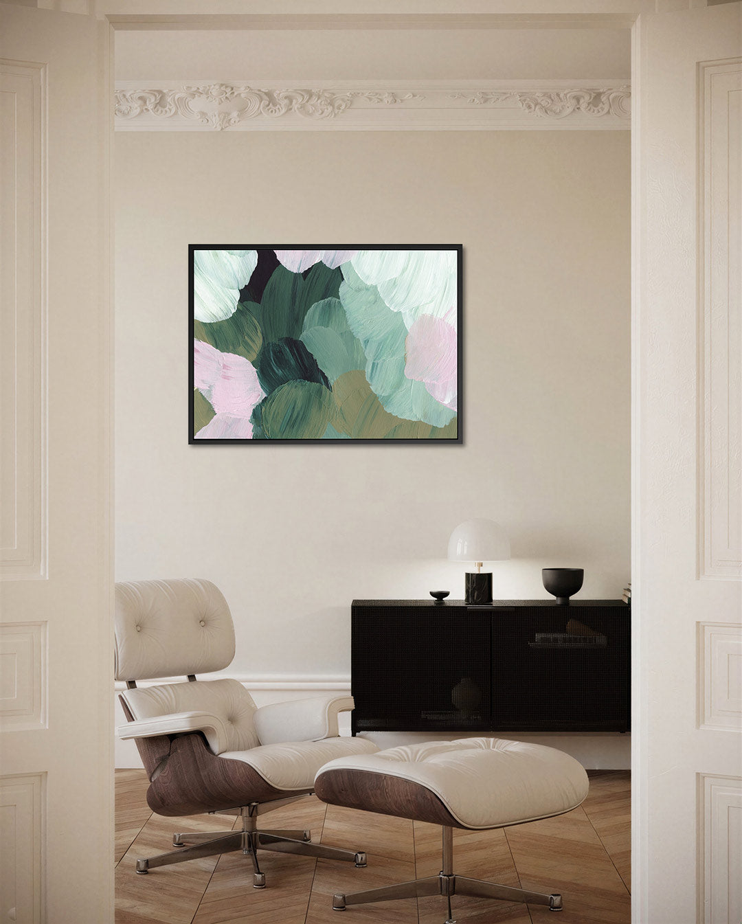 Kleurencompositie – liggende wanddecoratie