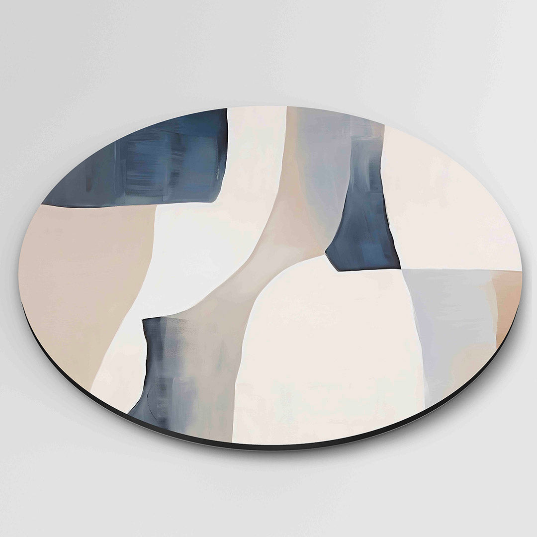 Abstracte vormen – ronde Pop Art wanddecoratie van WallArtistic
