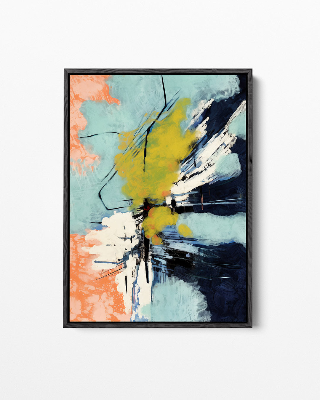 Kleurenexplosie – staand wanddecoratie kunstwerk