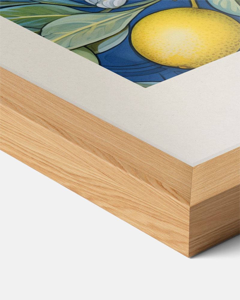 Lemontree Botanische Print – staande keuken wanddecoratie van WallArtistic