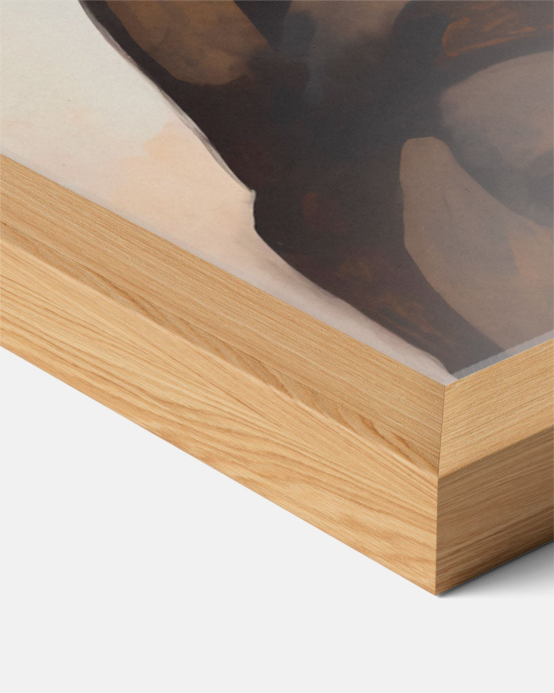 Abstracte Stijlvolle Vrouwelijke Portretposter – staande muurposter met vrouwelijk portret