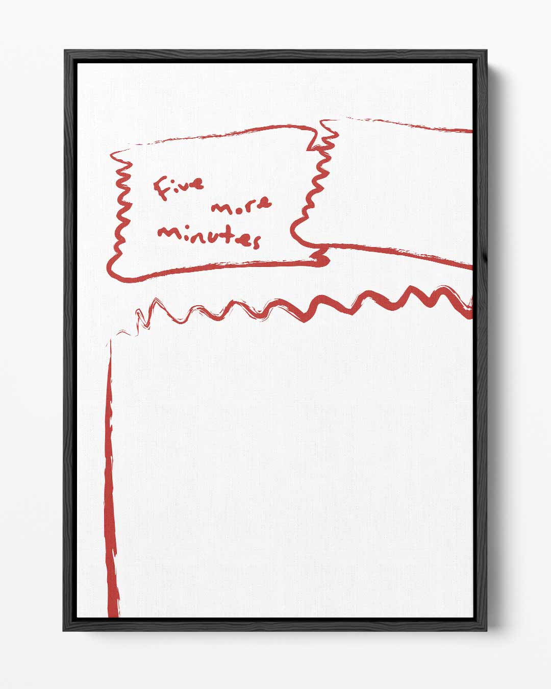 Vijf Minuten Meer – portret kunstwerk als wanddecoratie
