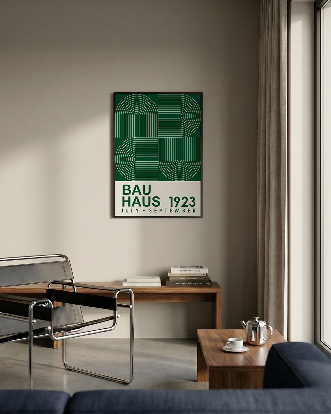 – geometrische poster in Bauhaus-stijl van WallArtistic