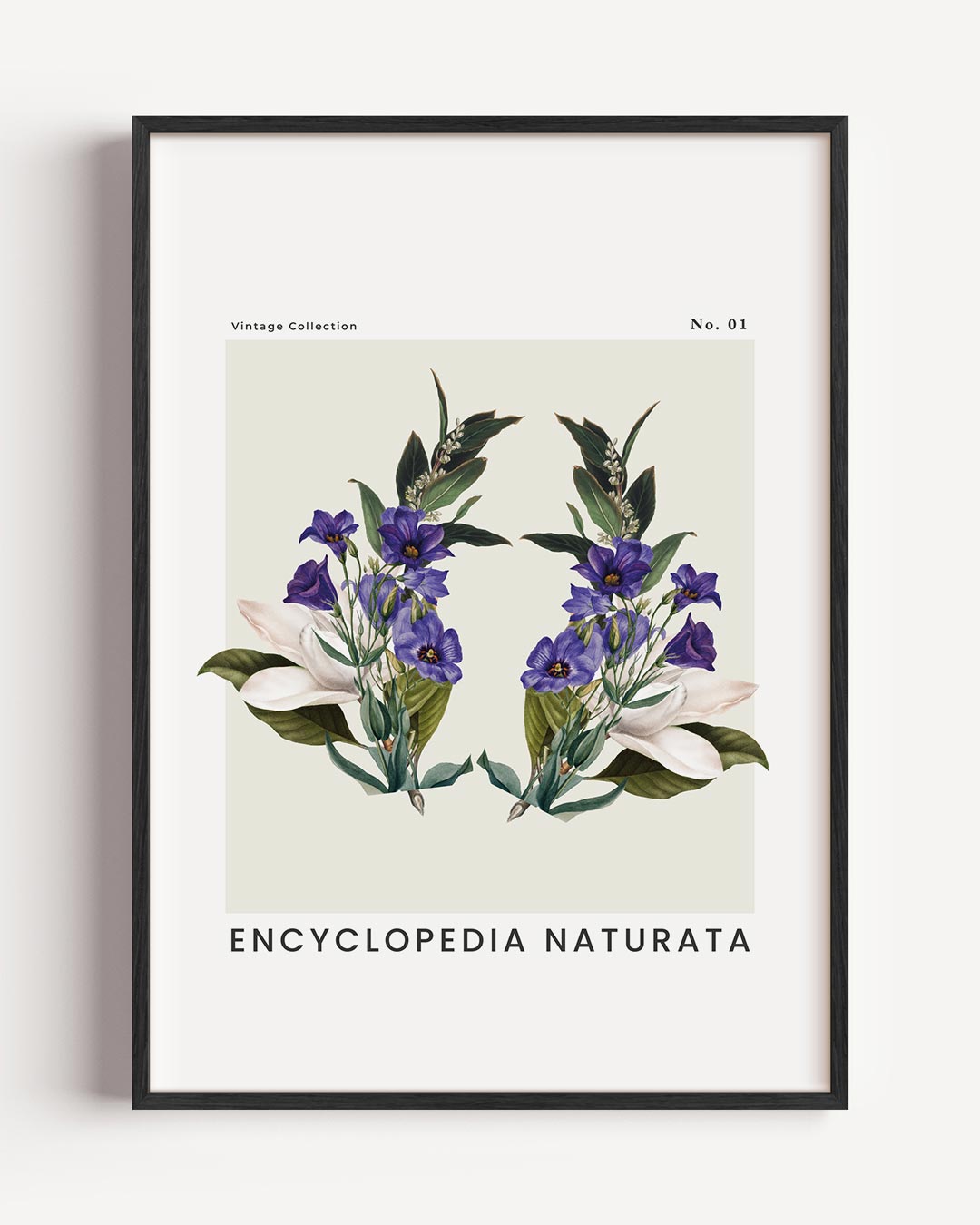Vintage Bloemenpracht – botanische portret poster als wanddecoratie