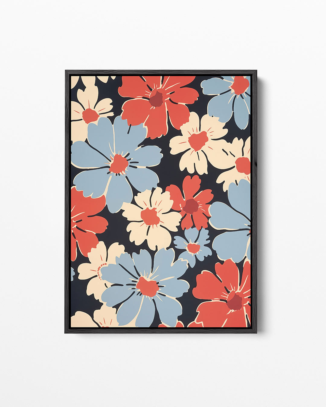 Bloemrijke compositie – staand wanddecoratie kunstwerk