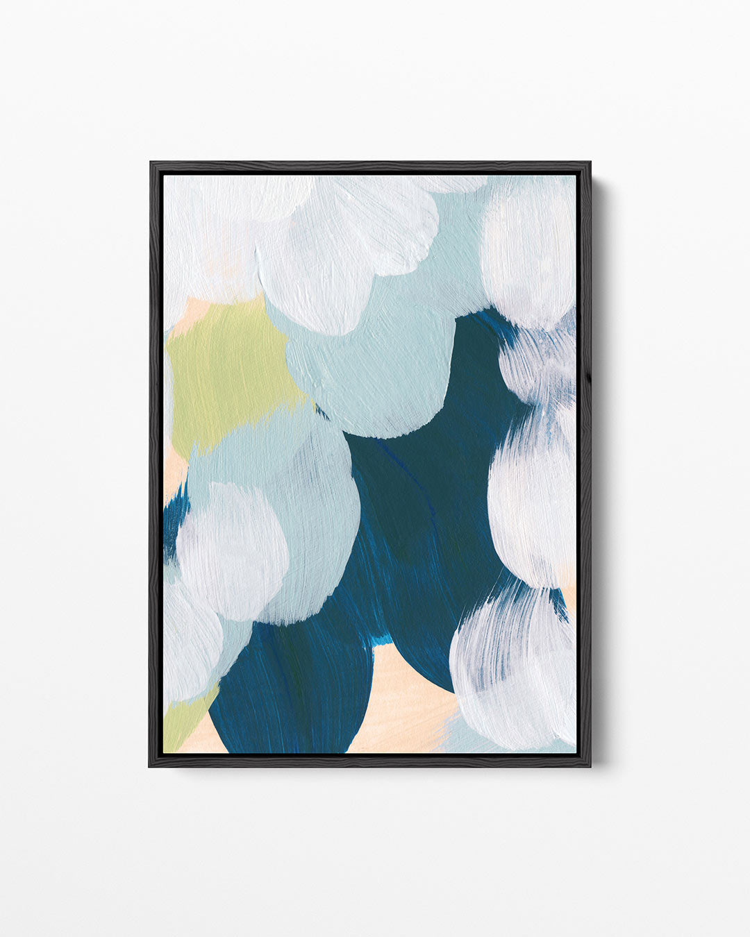 Vloeiende kleurencompositie – staand wanddecoratie kunstwerk