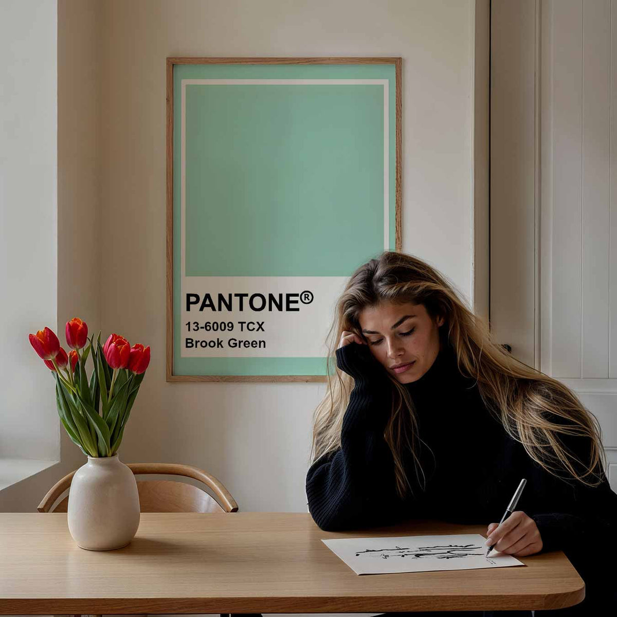 Verfrissende Pantone – Popart poster als moderne urban wanddecoratie