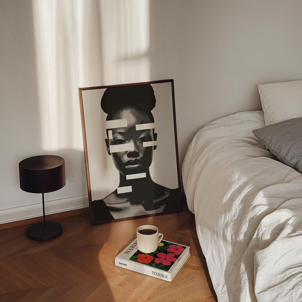 Moderne Expressie – staande zomer wanddecoratie van WallArtistic