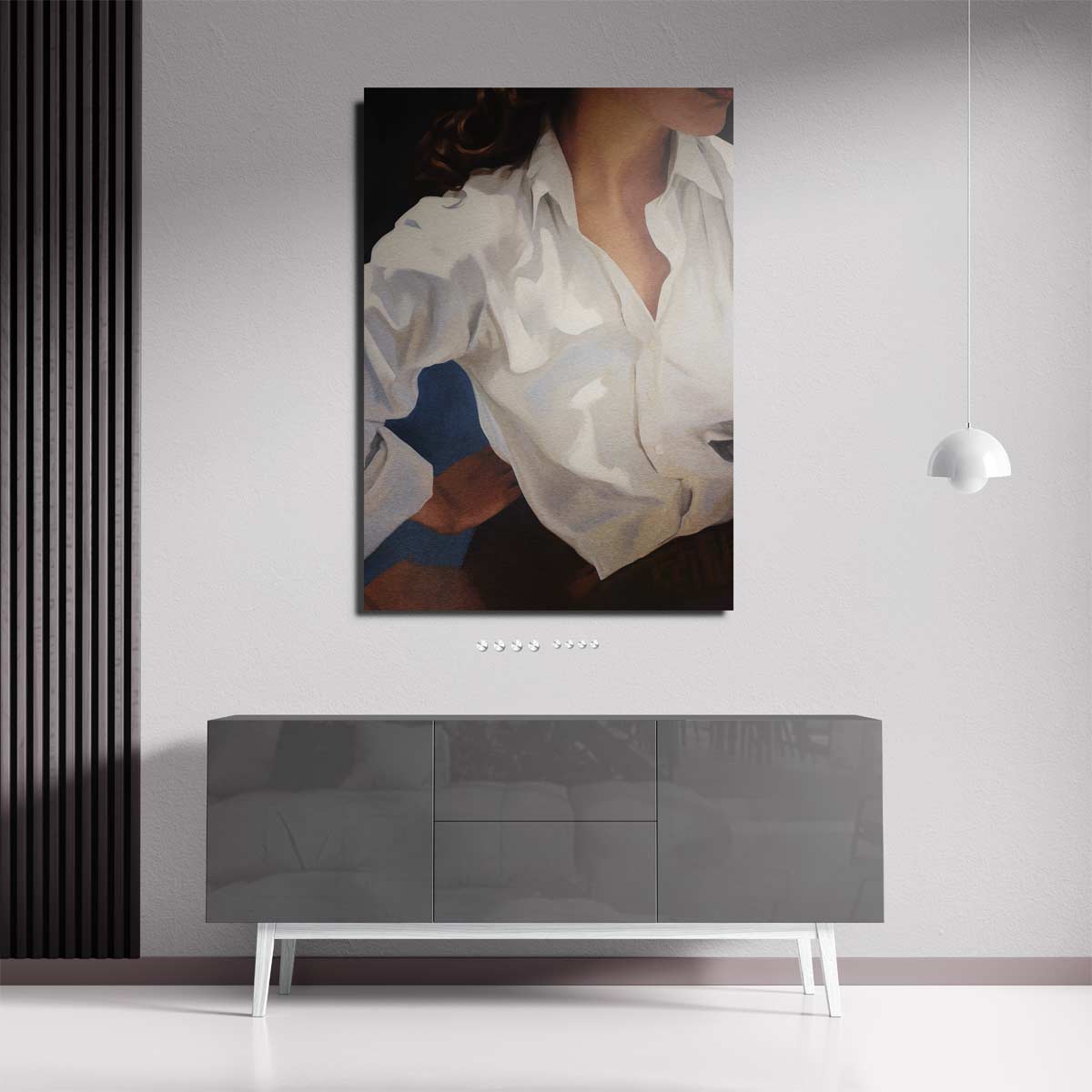 Casual Elegantie – staande wandkunst voor woonkamer of interieur