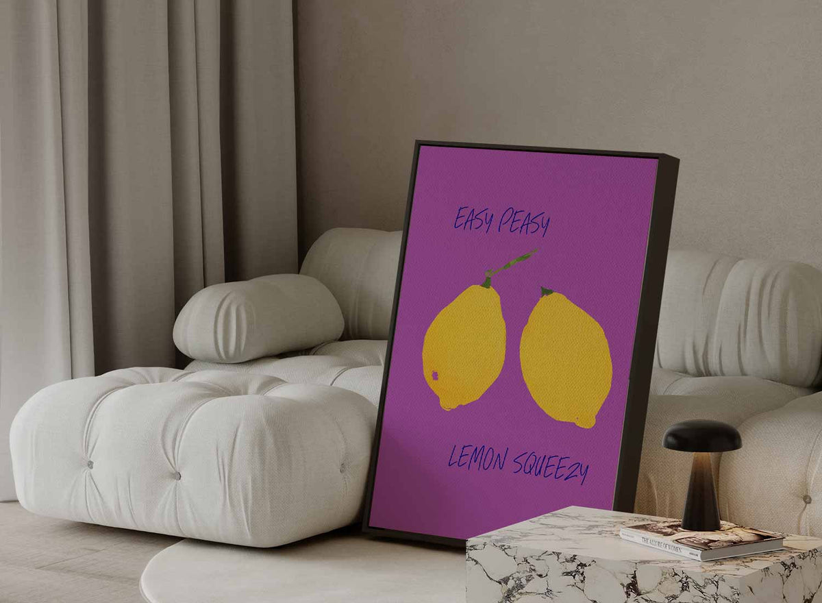 Easy Peasy Lemon Squeezy Poster – portret kunstwerk als wanddecoratie, afbeelding 13