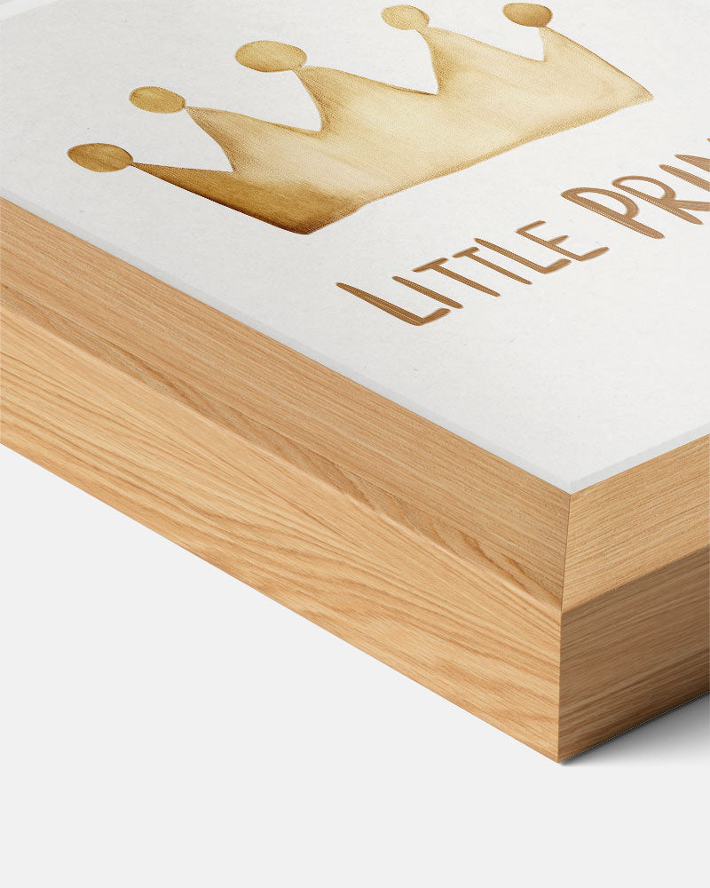Kleine Prins Kroonposter – kids poster als vrolijke staande wanddecoratie