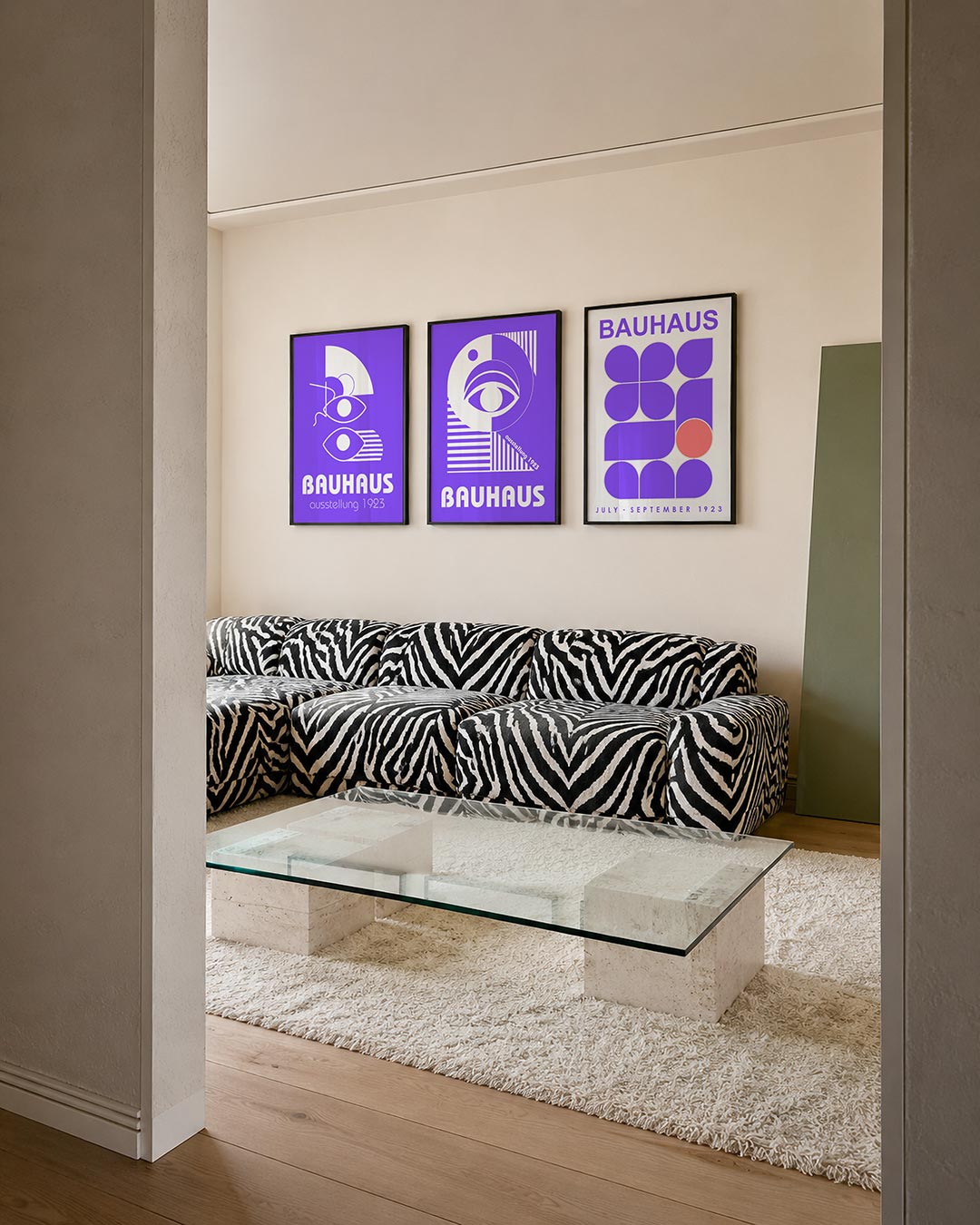 Vorm en kleur posterset – tweede productweergave – deze posterset in drie delen toont een speelse combinatie