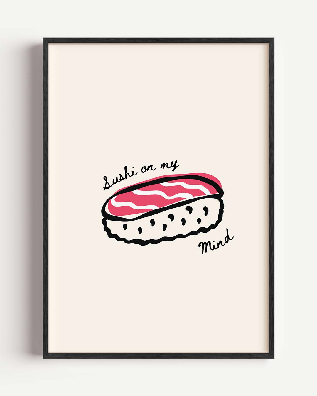 Sushi Liefde – keuken portret poster als wanddecoratie