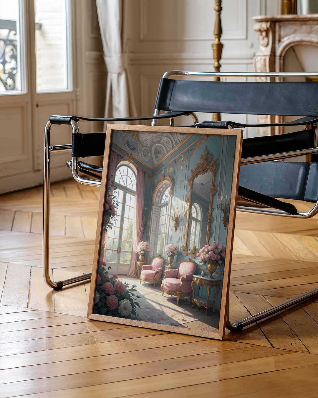 Romantische Bloemenkamer – staande muurposter voor Pasen