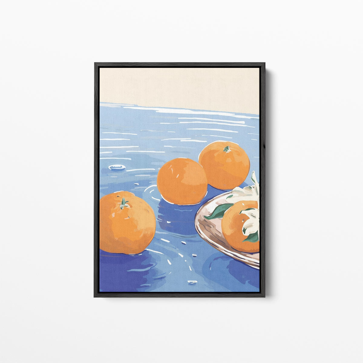 Citrus Serenade – canvas kunstwerk als wanddecoratie