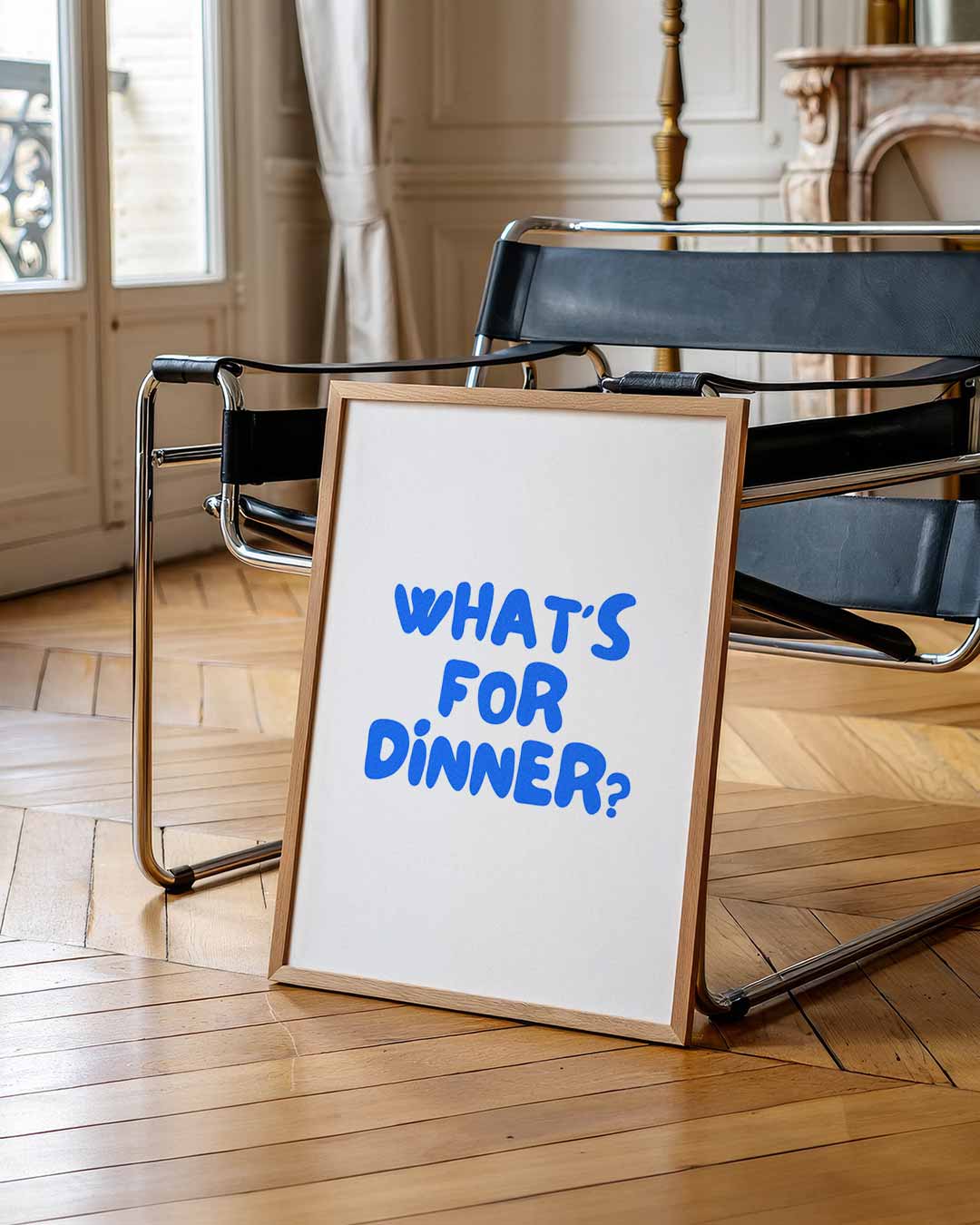 What's for Dinner? – quote poster als inspirerende wanddecoratie