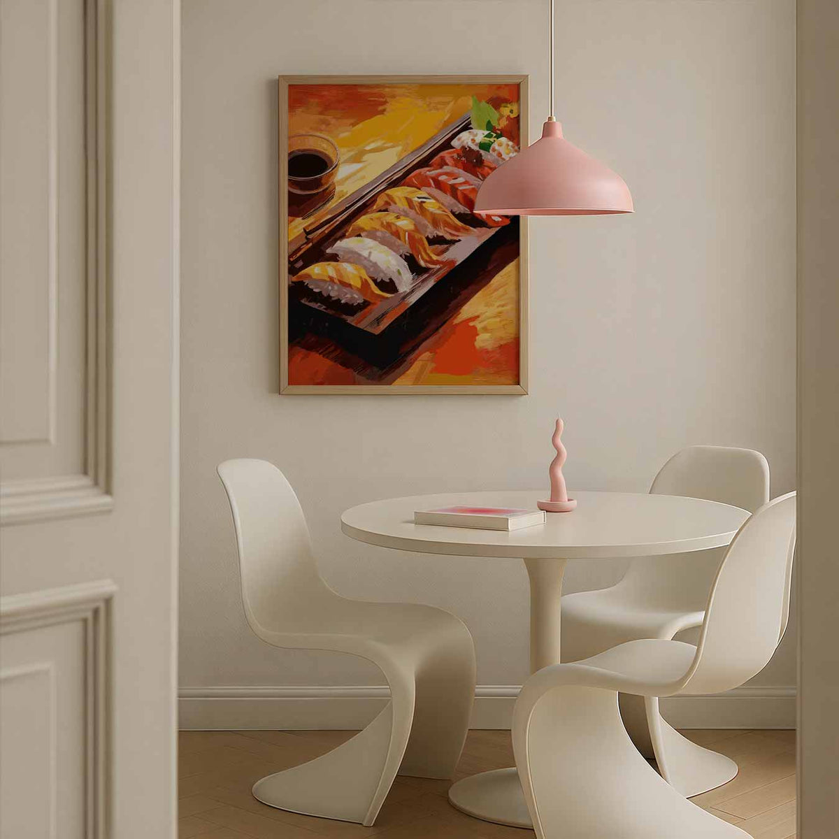 Sushi Delight – culinaire wandkunst als portret poster