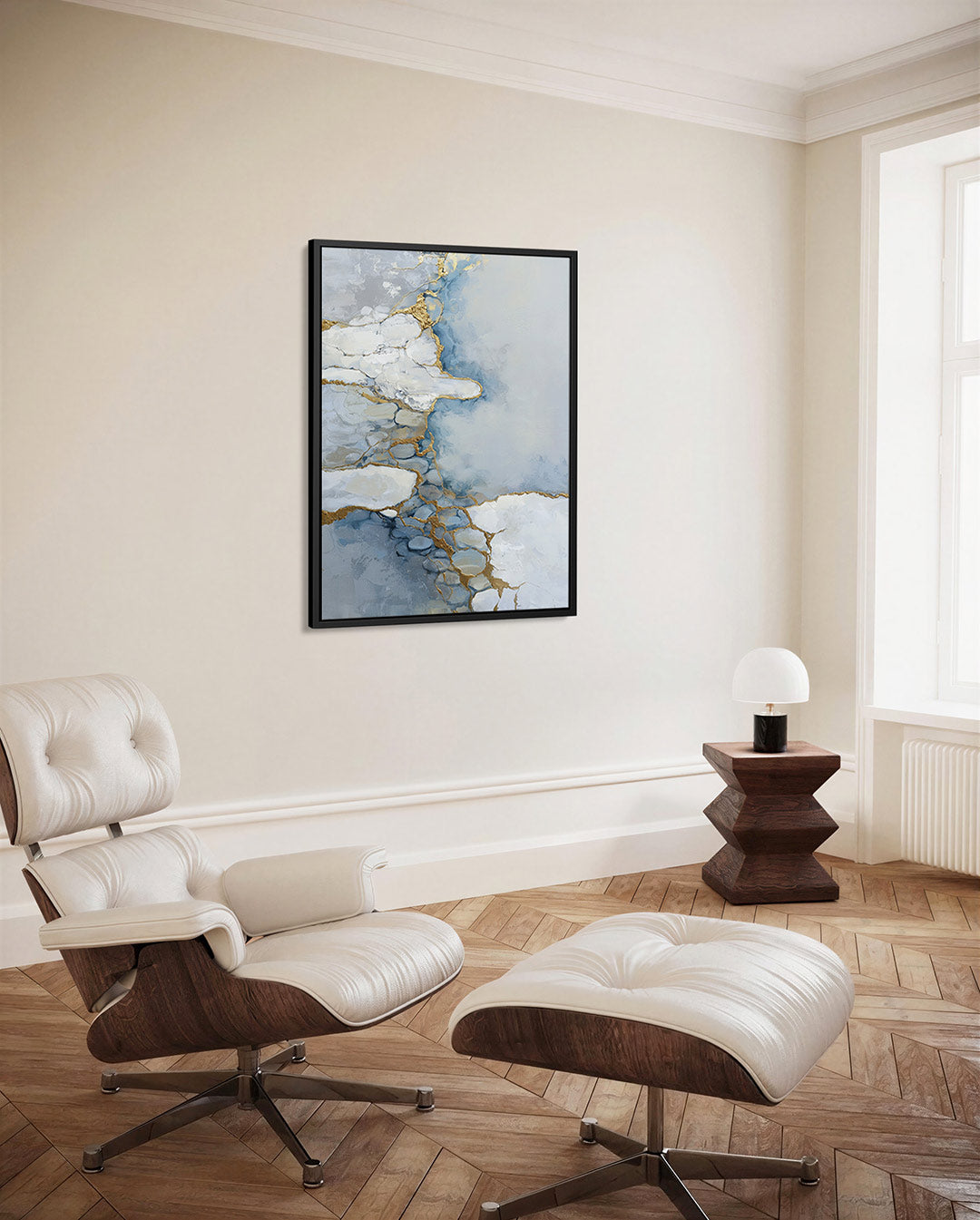 Organische vormen – staand wanddecoratie kunstwerk
