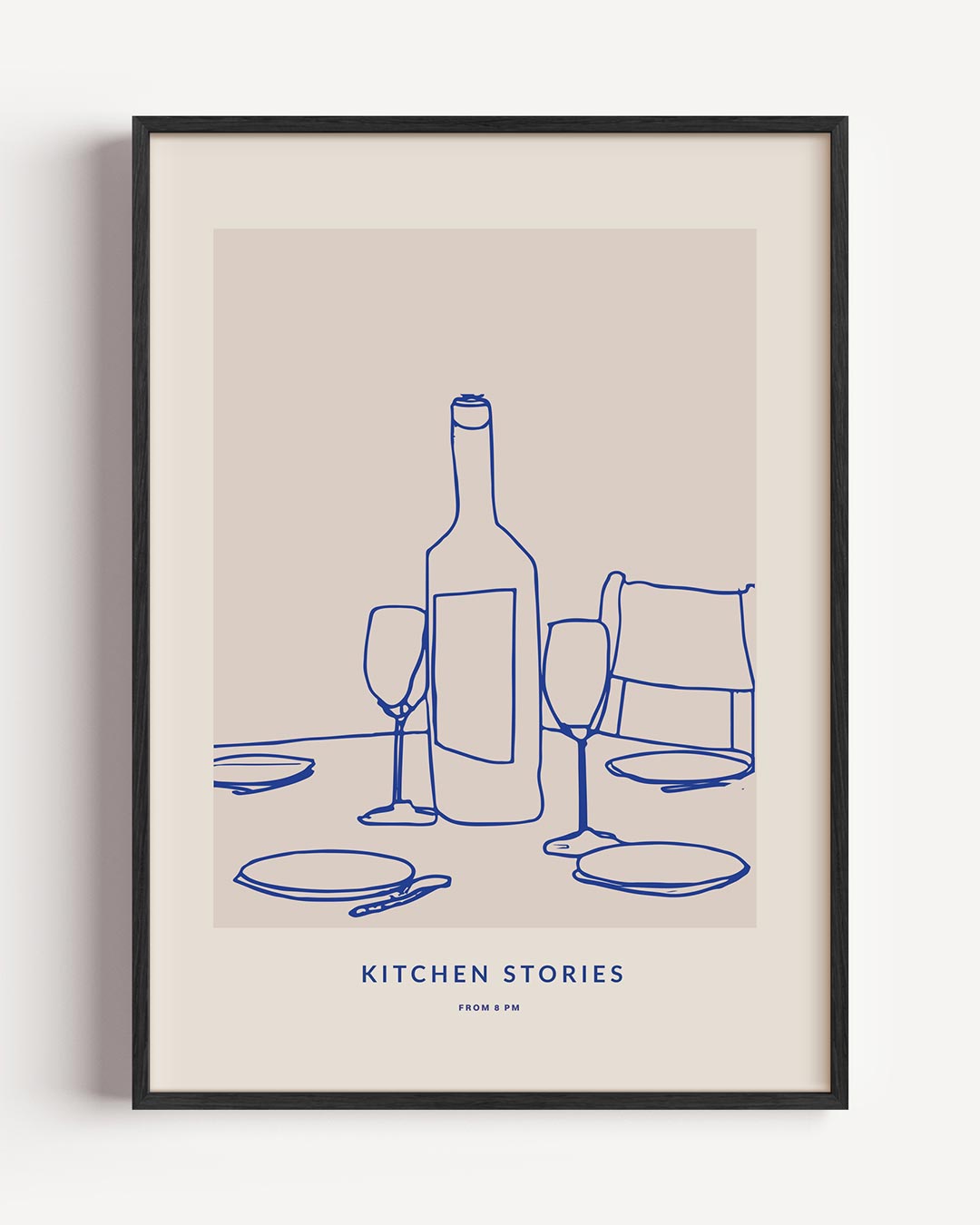 Kitchen Stories – keuken portret poster als wanddecoratie