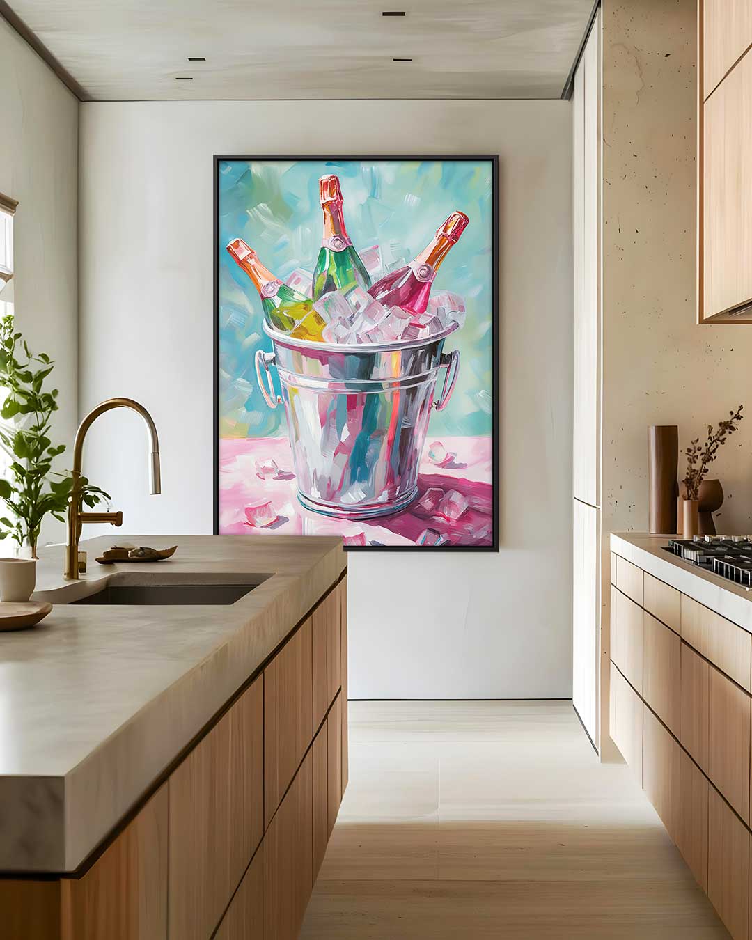 Verfrissende Bubbelstijl – staand kunstwerk voor modern interieur