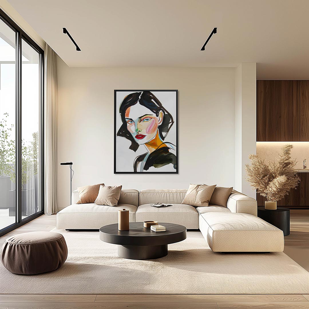 Portret – moderne staande wandkunst