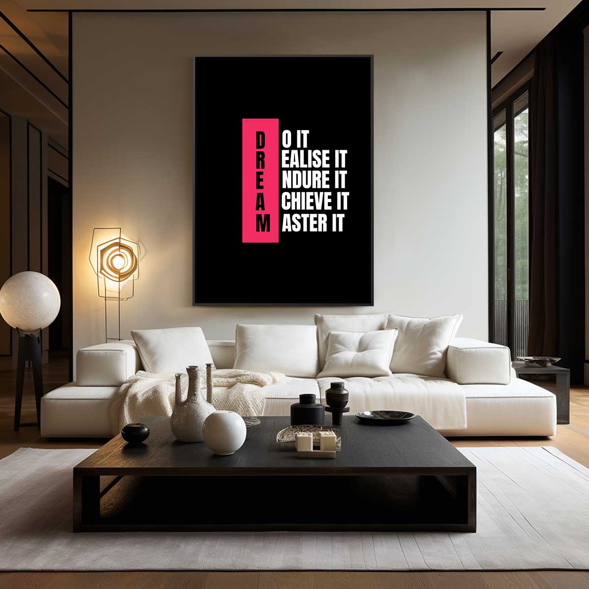 Inspirerende Dromen – dibond wanddecoratie in staand formaat