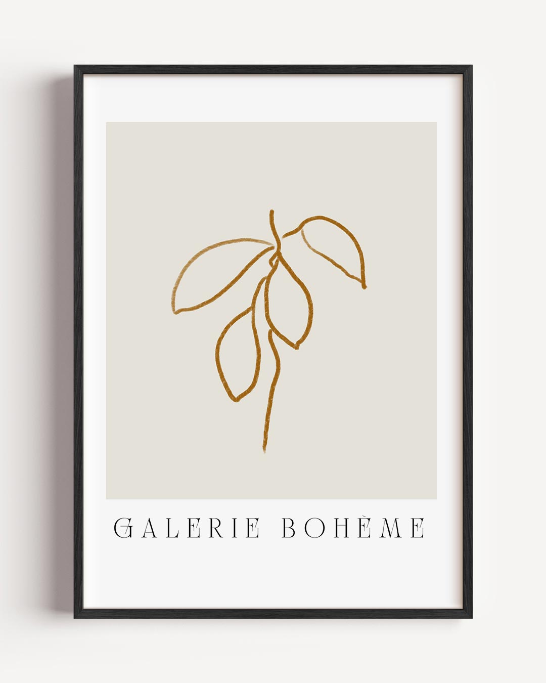 Minimalistische Botanische – boheme portret poster als wanddecoratie
