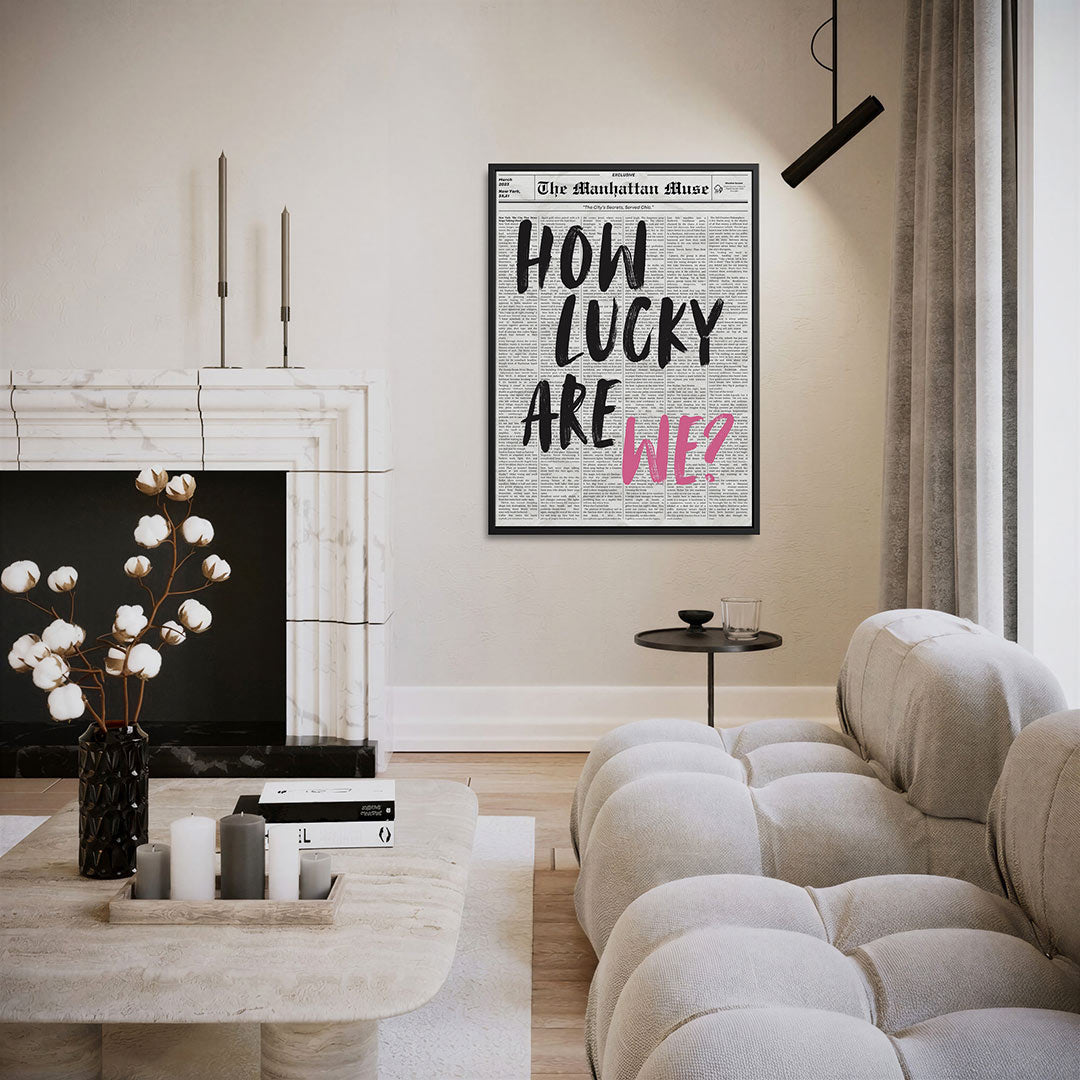 Expressieve typografie – staand wanddecoratie kunstwerk