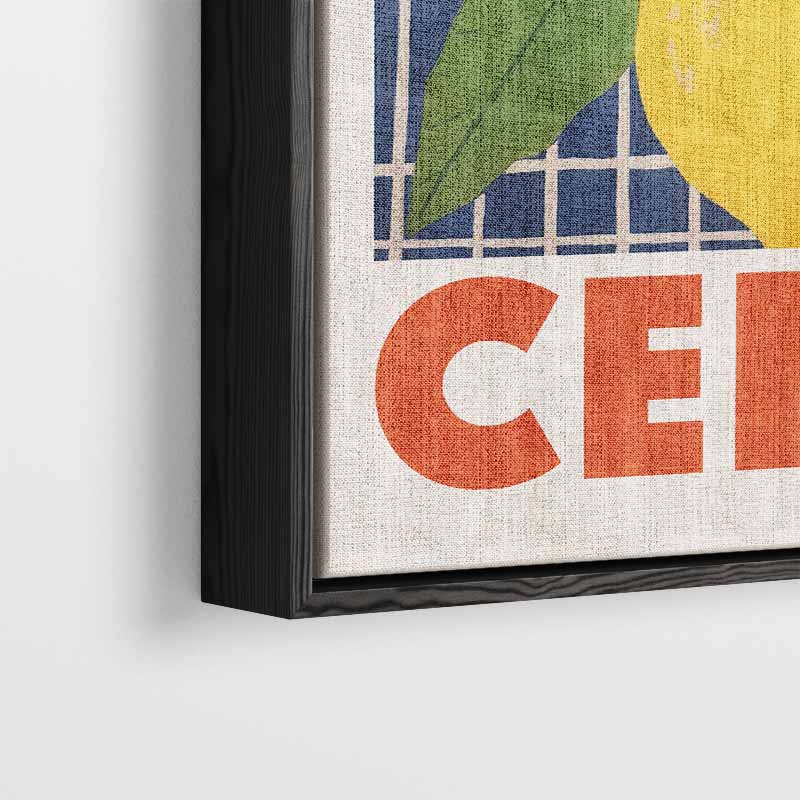 Limoncello Poster – plexiglas wanddecoratie in portret formaat