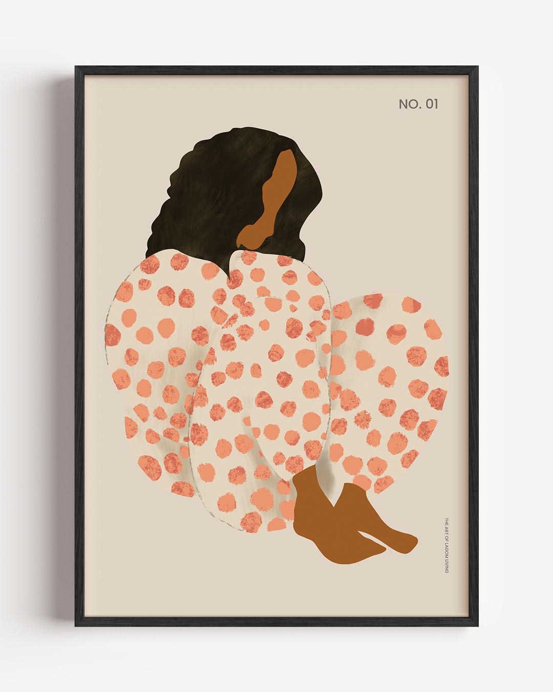 Elegante Vrouwelijke Kunstposter – vrouwelijk portret poster als wanddecoratie
