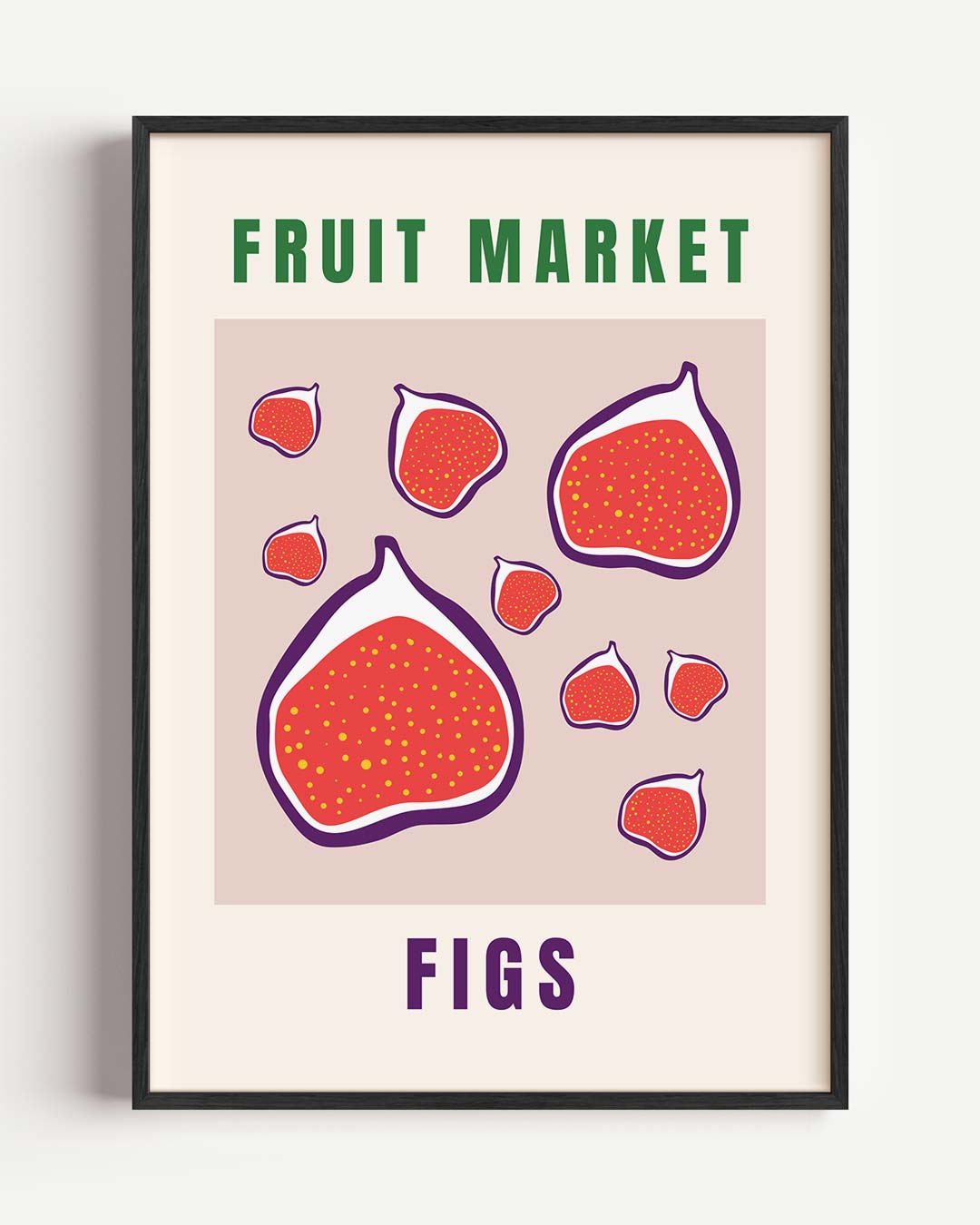 Figs Market – keuken portret poster als wanddecoratie