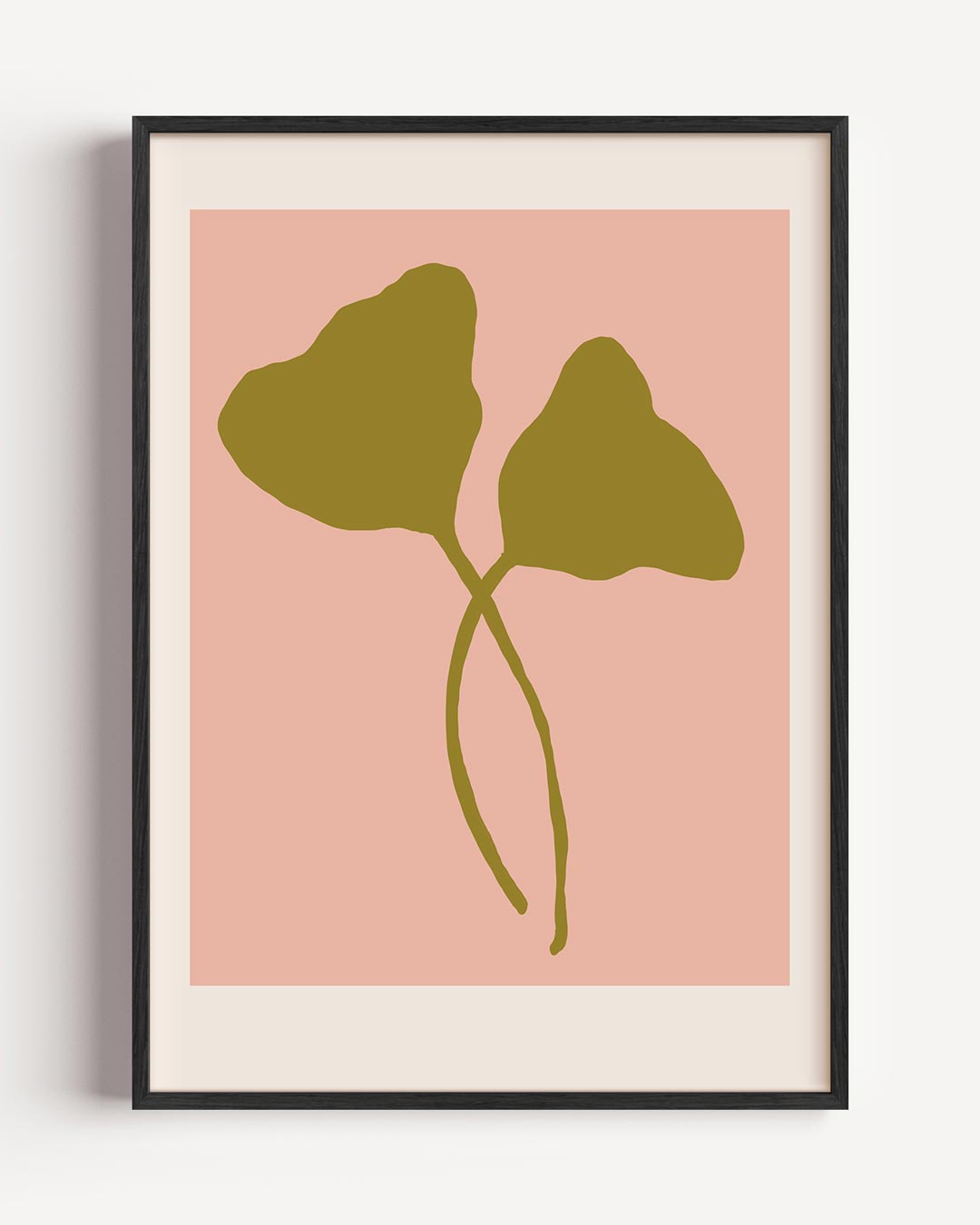 Minimalistische Botanische – bloemen portret poster als wanddecoratie