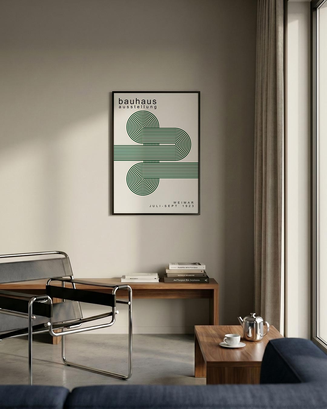 – geometrische poster in Bauhaus-stijl van WallArtistic