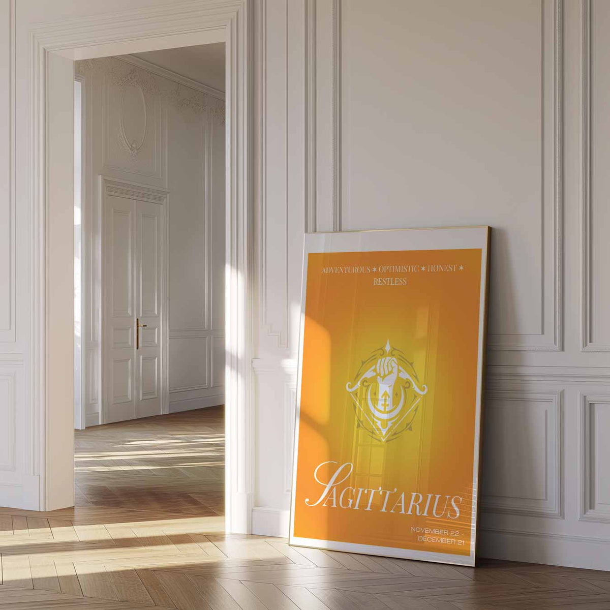 Schitterende Boogschutter – mindful poster in staand formaat