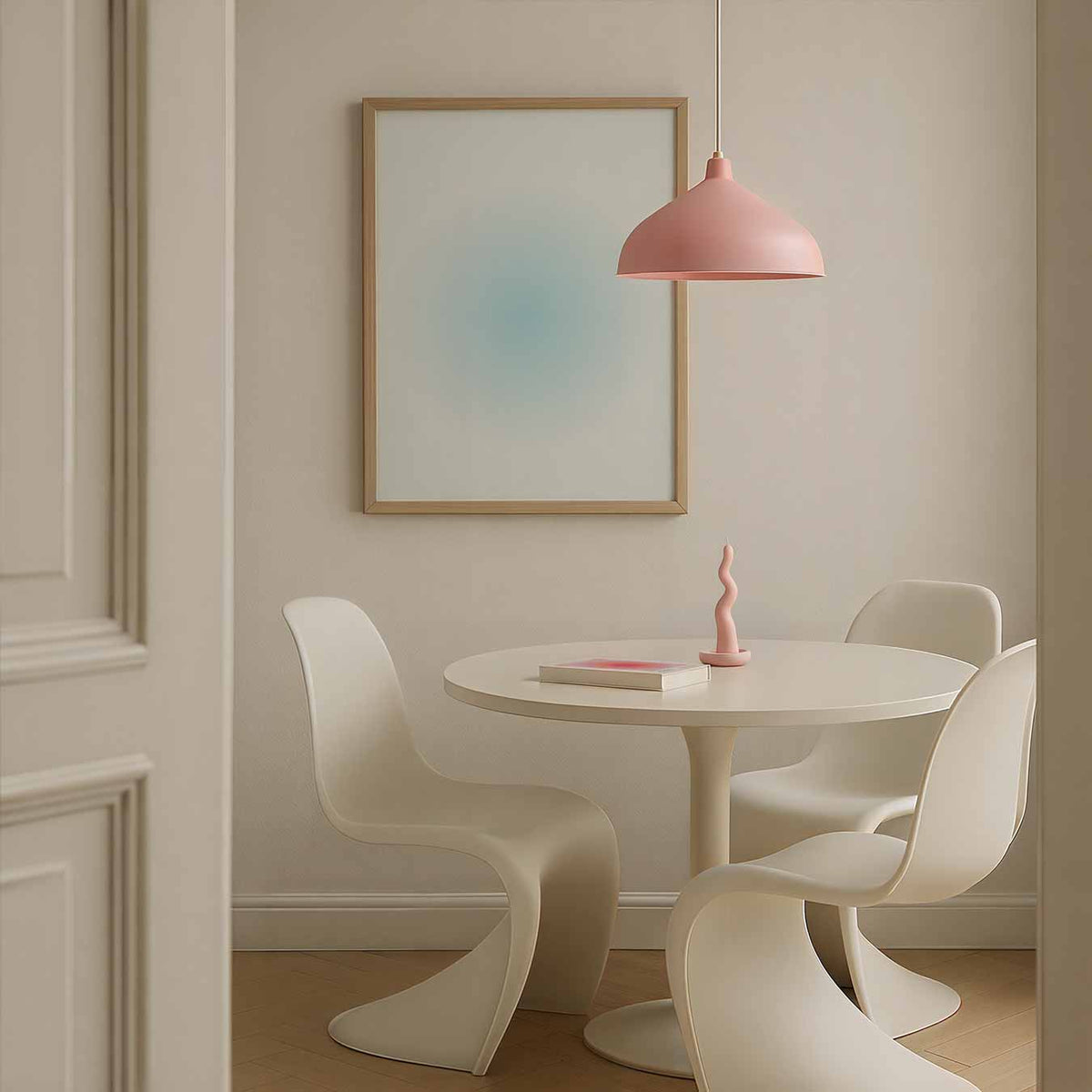 Dreamy Blue Vibes – staande mindful wanddecoratie van WallArtistic