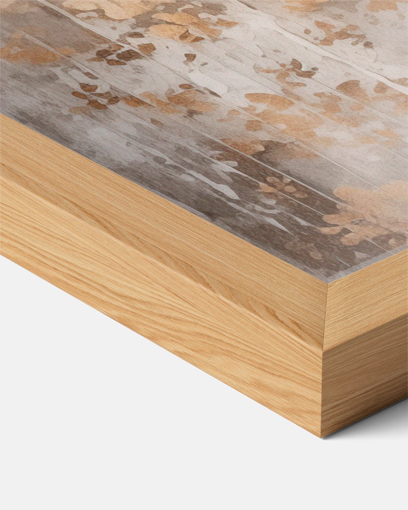 Goud Abstract Natuur – staande muurposter voor kerst