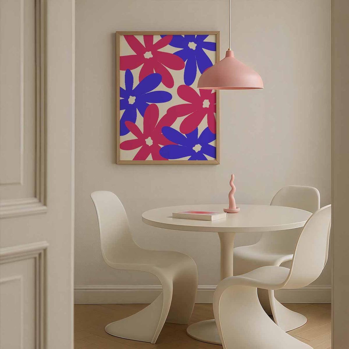 Bloemenpracht in Felle Kleuren – bloemen poster in staand formaat