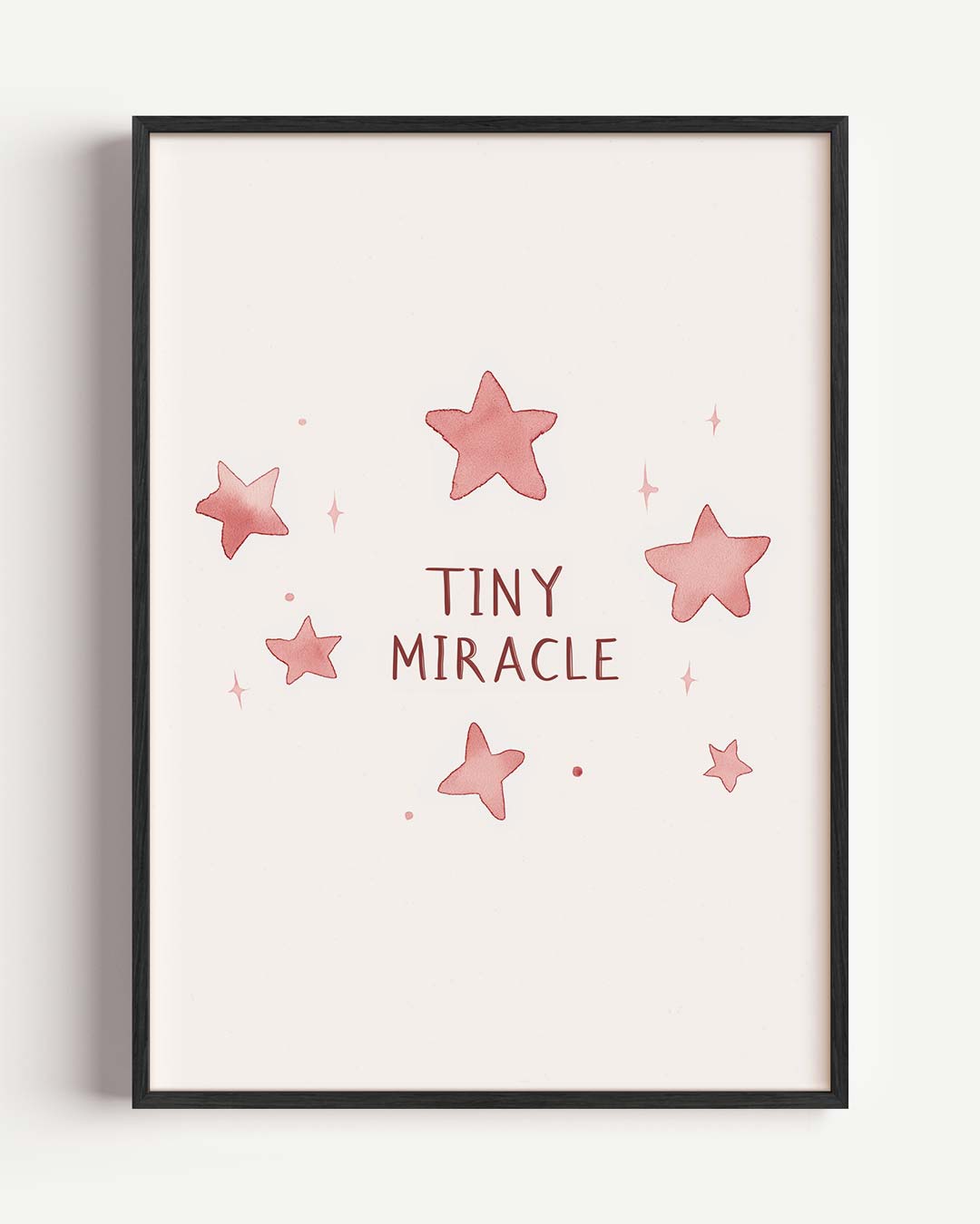 Tiny Miracle Sterrenposter – kids portret poster als wanddecoratie