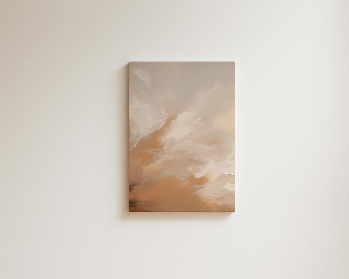 Hemelse Horizon – kunstwerk met zwarte baklijst