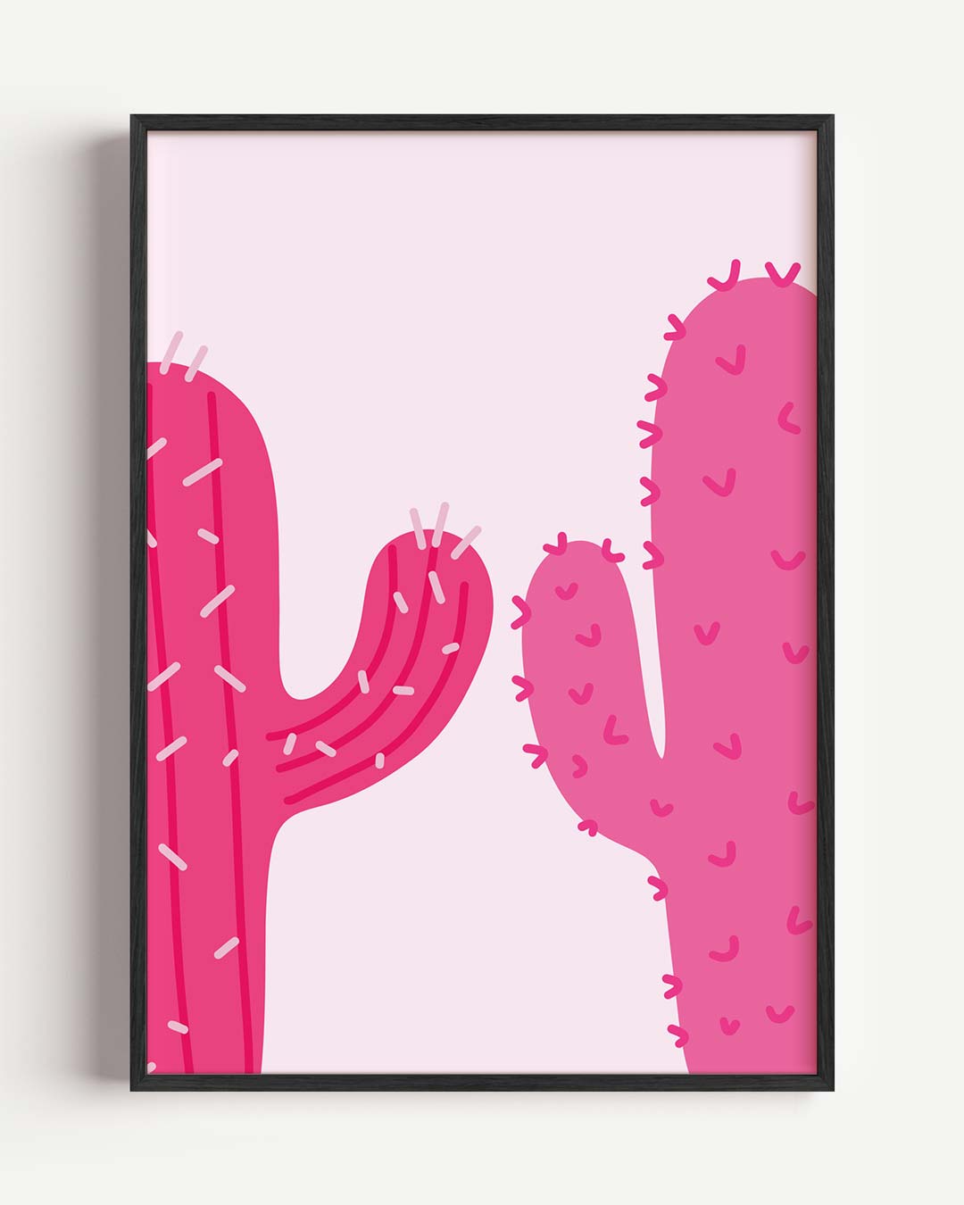 Cactus Fiesta – paas portret poster als wanddecoratie