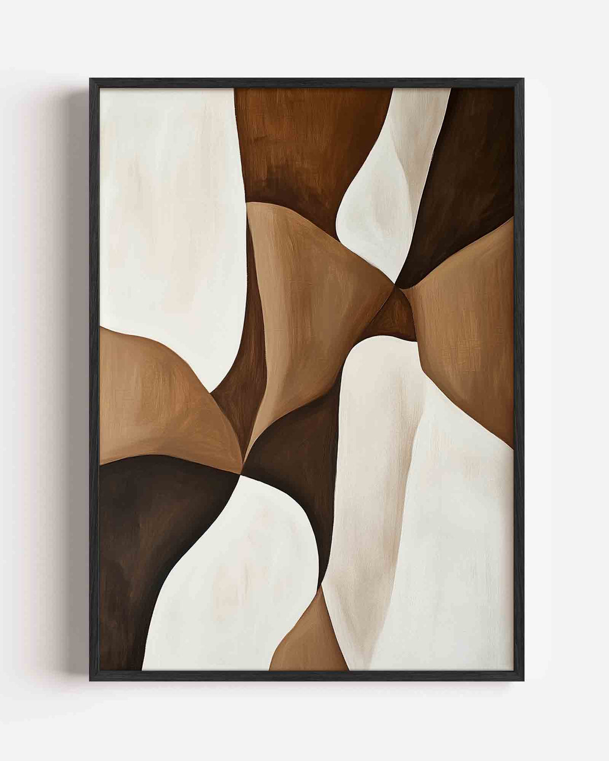 Abstracte vormen – moderne portret poster als wanddecoratie