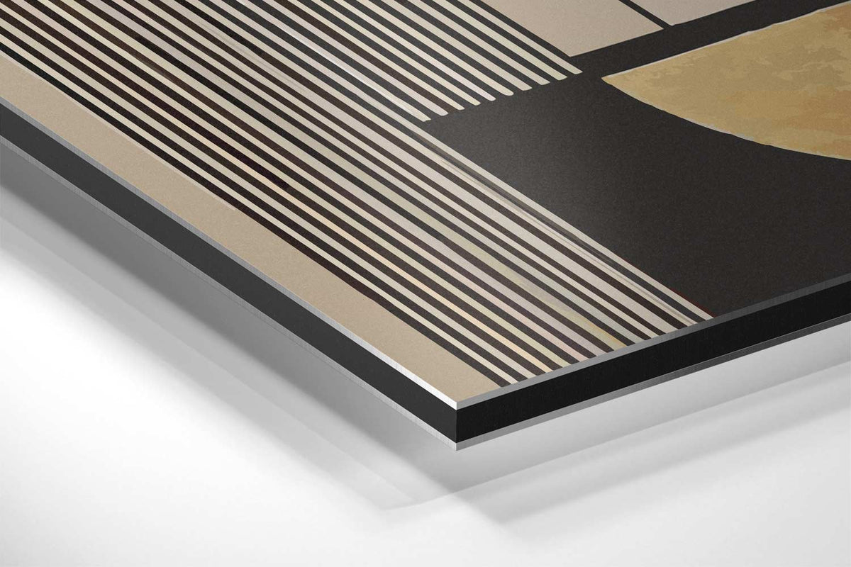 Modern Geometrisch Kunstwerk – canvas kunstwerk als wanddecoratie