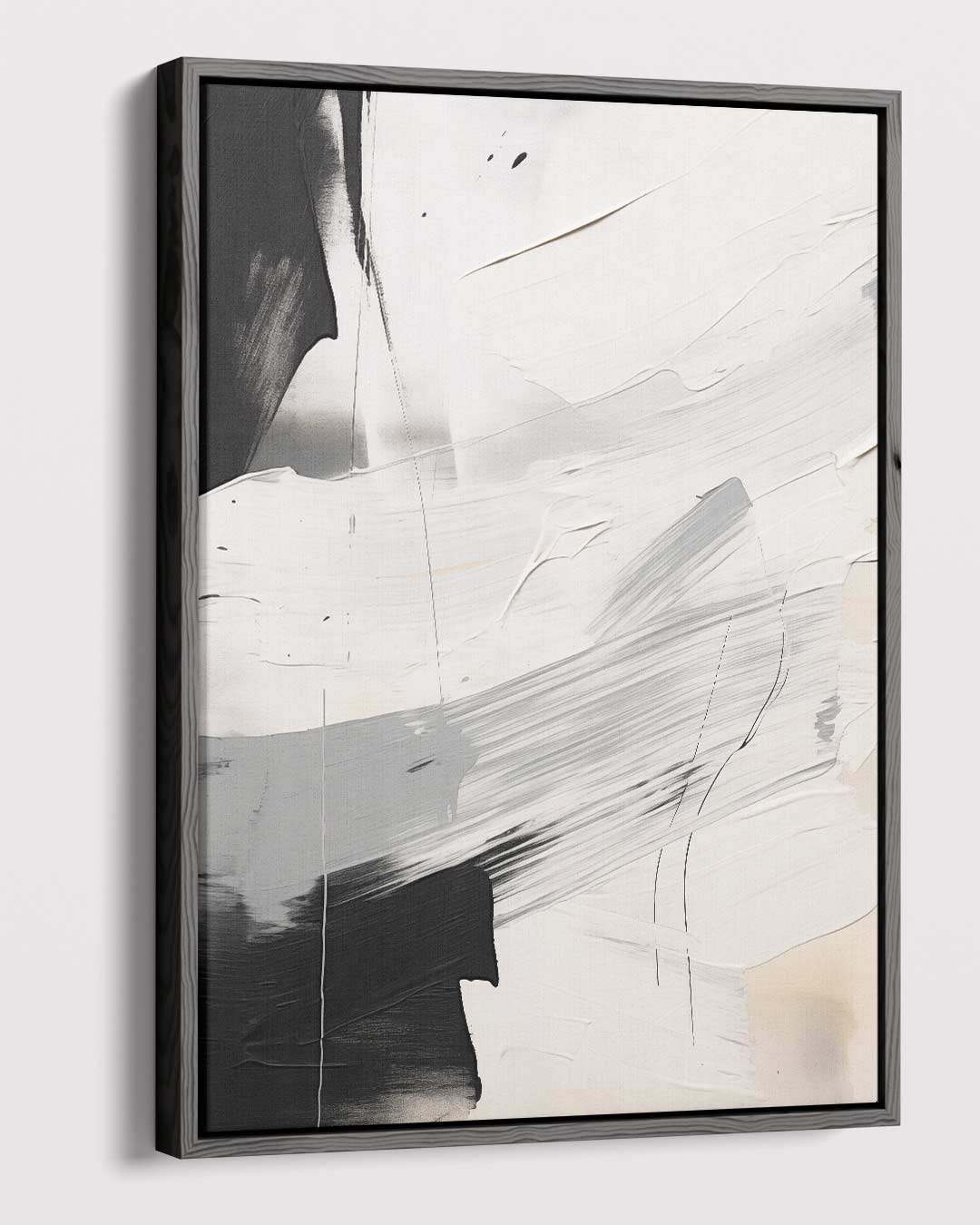 Mystiek in Monochroom – dibond kunstwerk als wanddecoratie