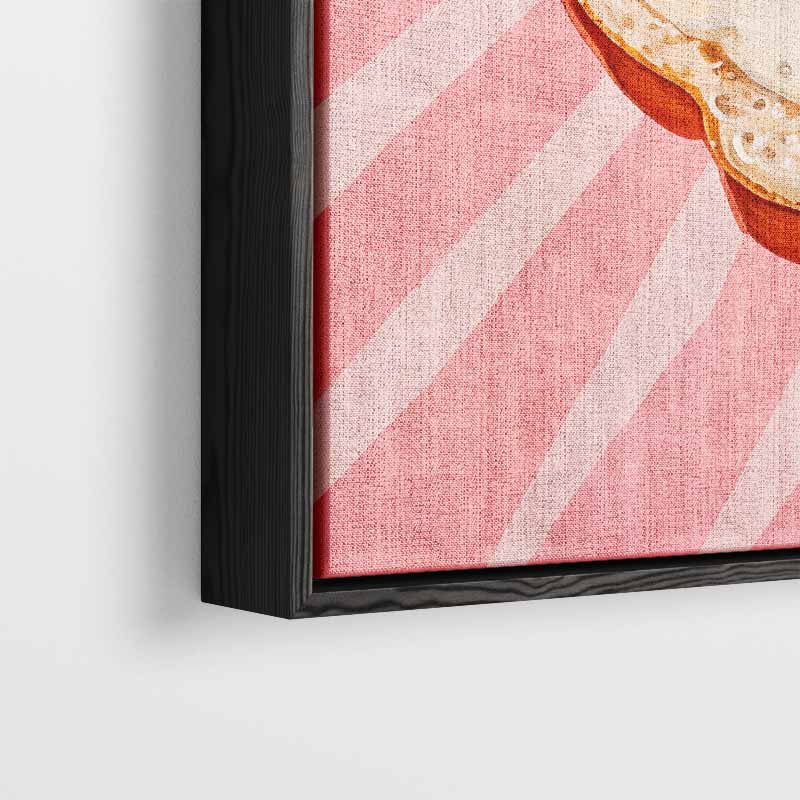 Stralende Spiegelei Boost – plexiglas wanddecoratie in portret formaat