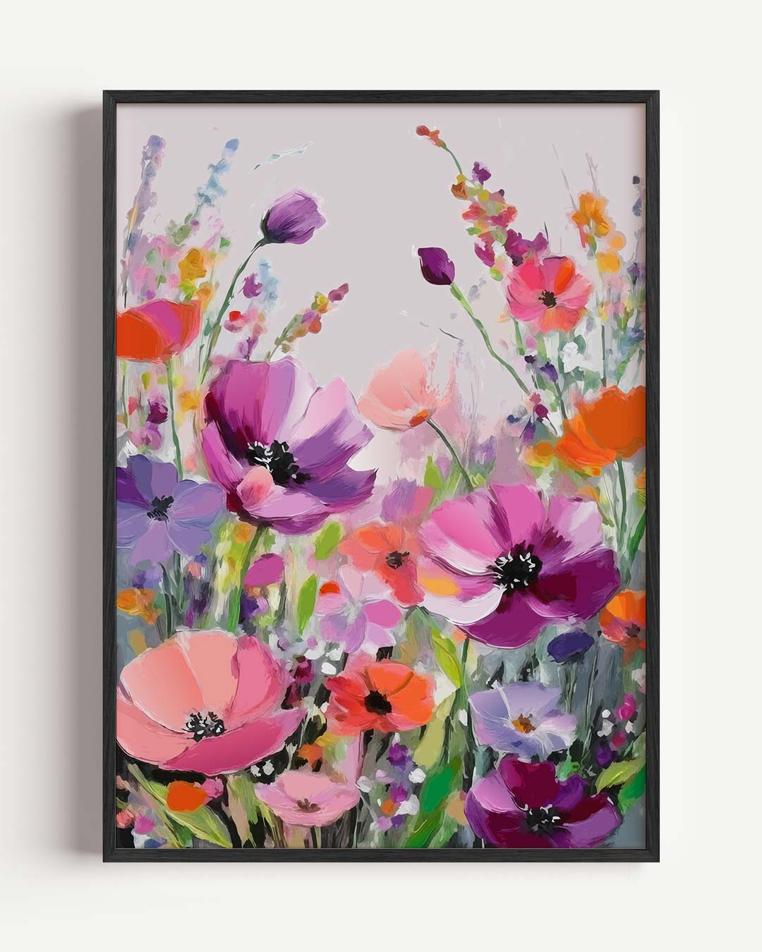 Bloeiende Kracht – bloemen portret poster als wanddecoratie
