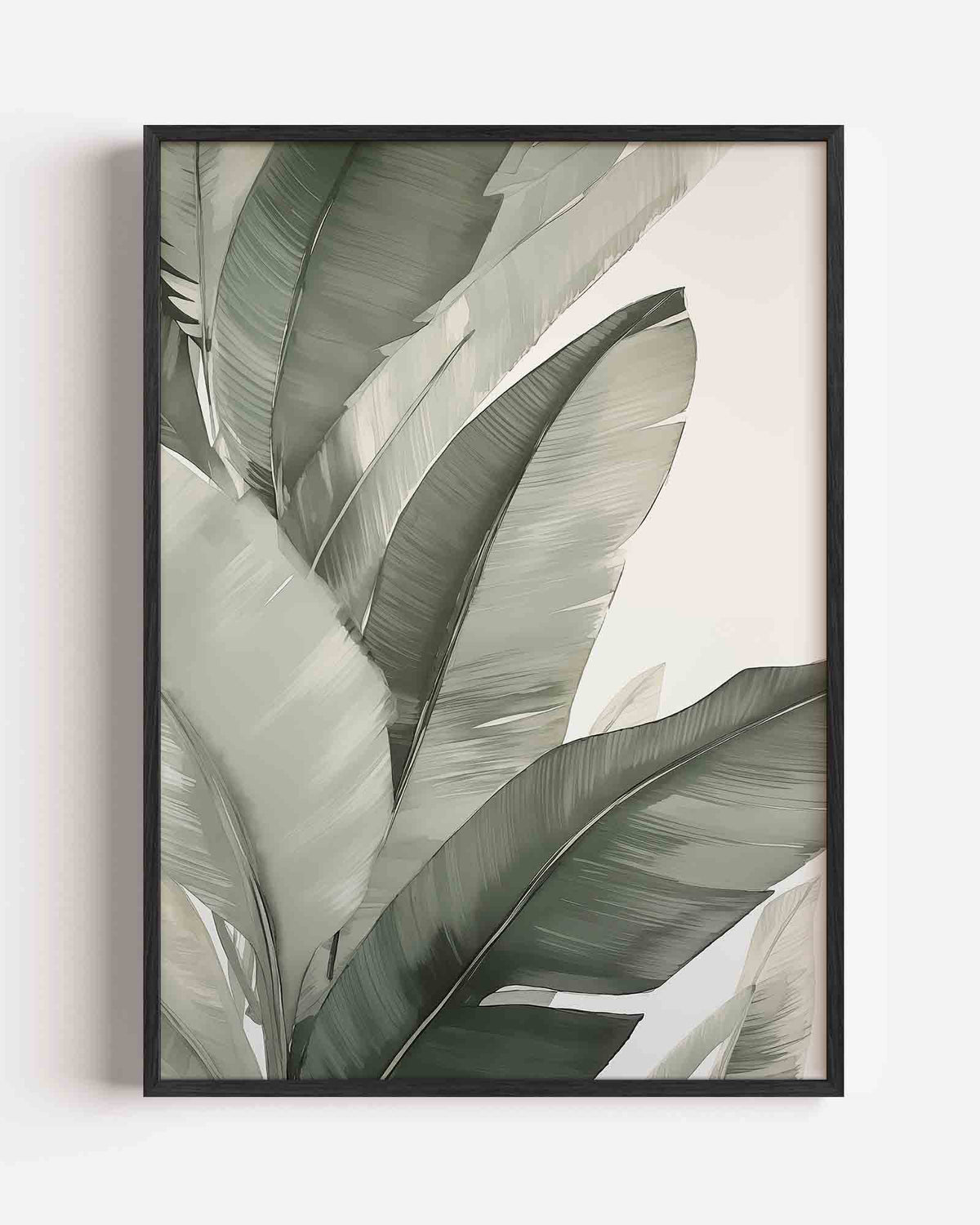 Bananenbladeren – jungle portret poster als wanddecoratie