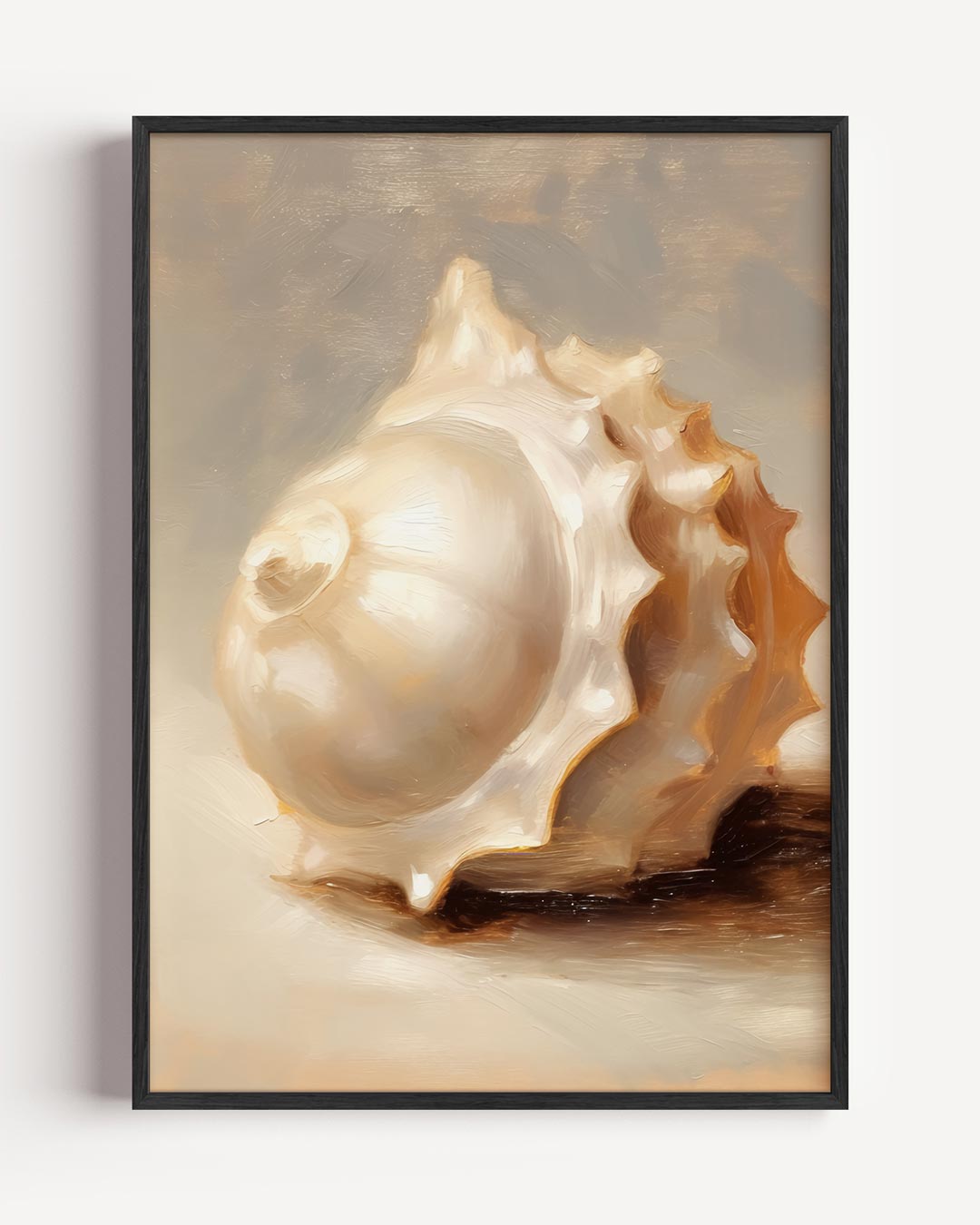 Strandachtige Schelpenposter – dieren portret poster als wanddecoratie
