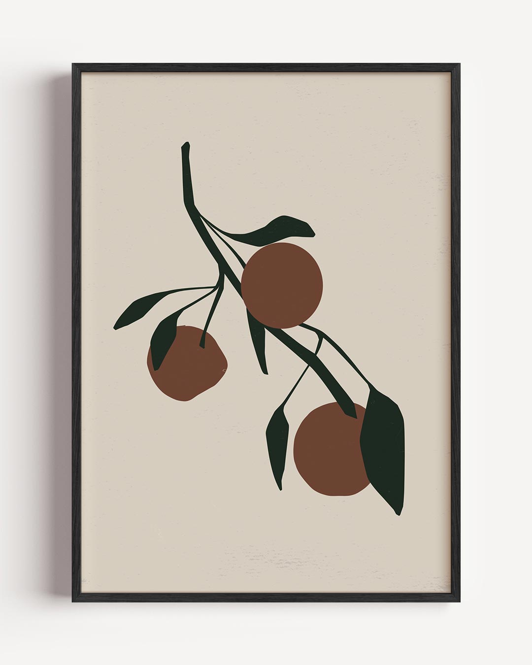Stijlvolle Natuurlijke Tak – bloemen portret poster als wanddecoratie