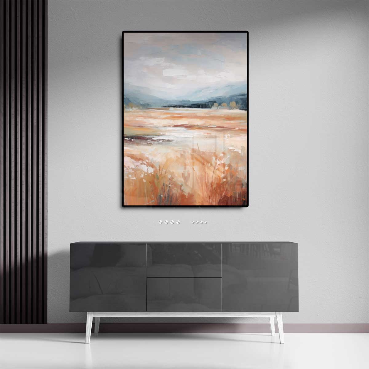 Rustige Herfstlandschap – staand kunstwerk voor modern interieur